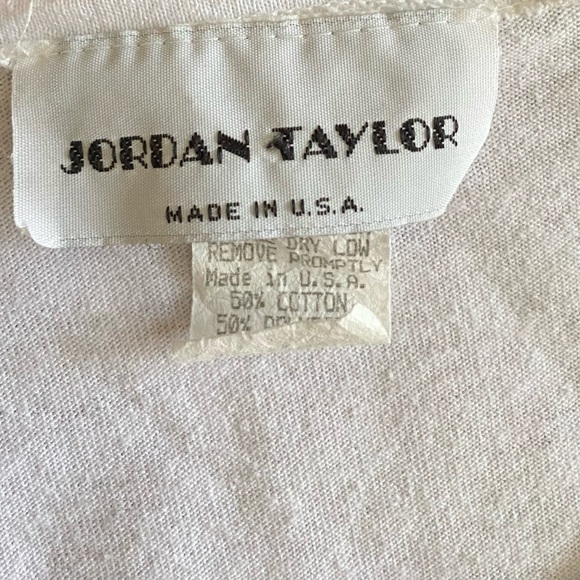 Jordan Taylor White cover up button front house dress women’s size 1X Vintage - Picture 10 of 12